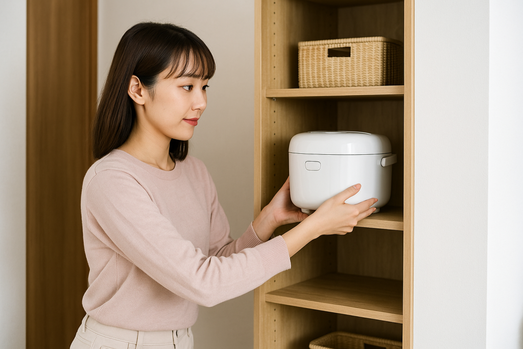 ベッド下やクローゼット内など非使用時収納の活用