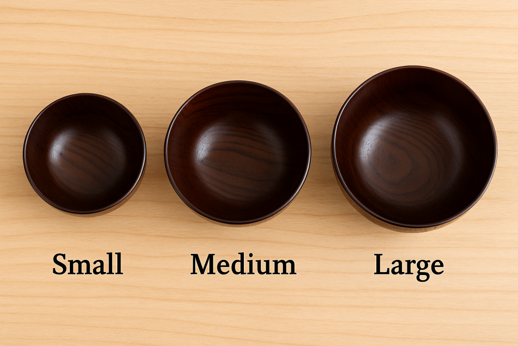 一人分の標準量何mlかお椀サイズ早見表