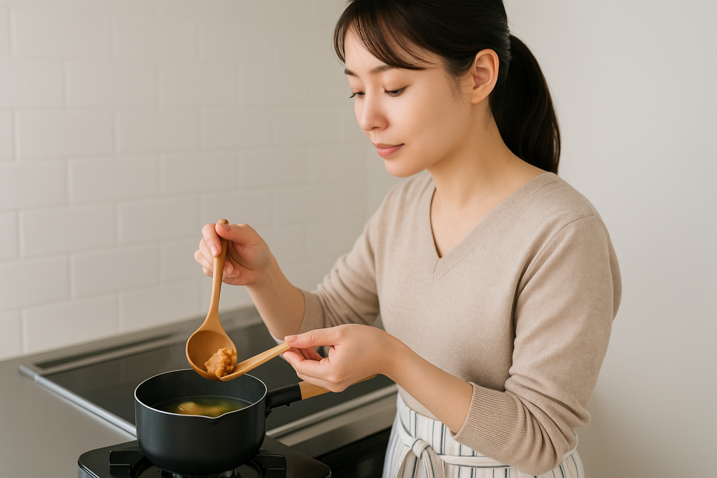 基本の作り方~手順・火加減・味噌の溶き方方