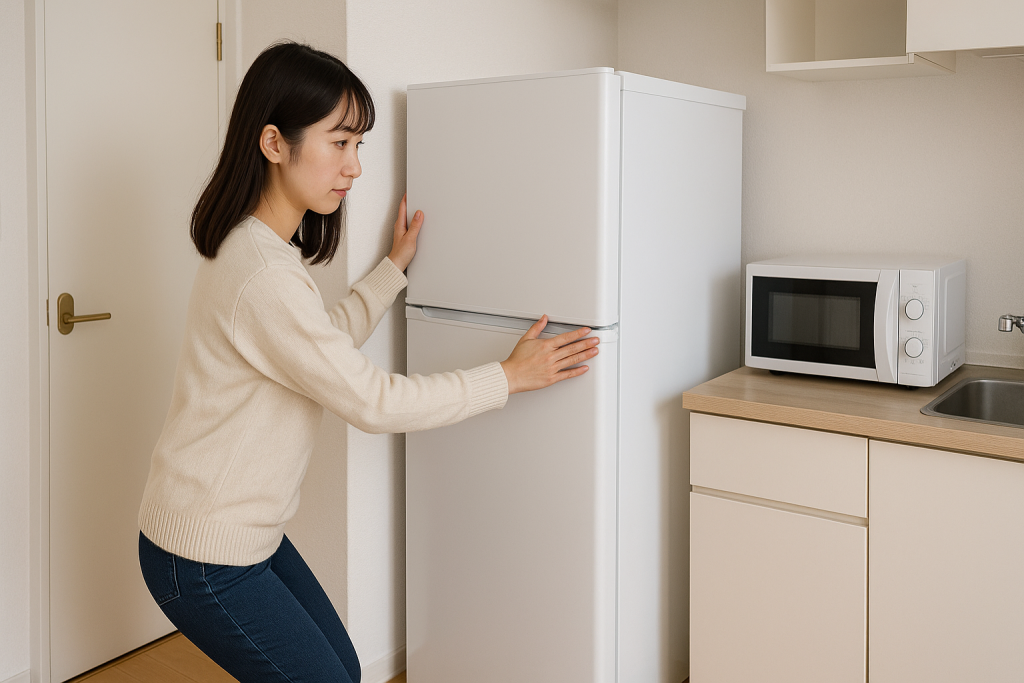大型家電・冷蔵庫・洗濯機の導線と置き場