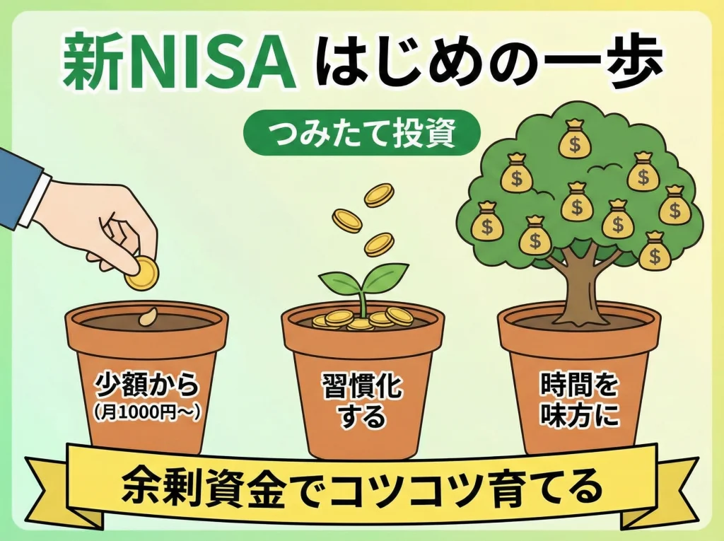 新NISAでつみたて投資