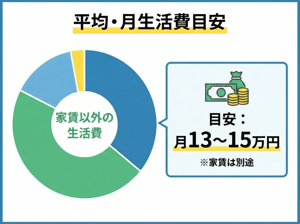 生活費平均と家計調査の数字