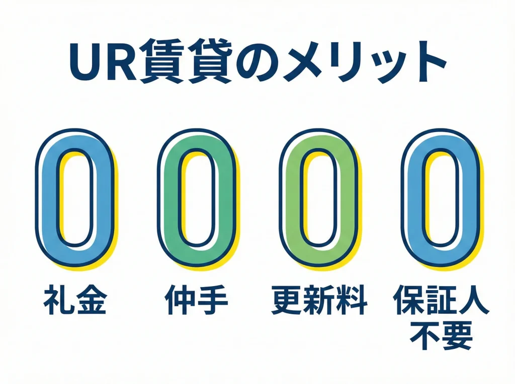 UR賃貸は礼金なし保証人不要