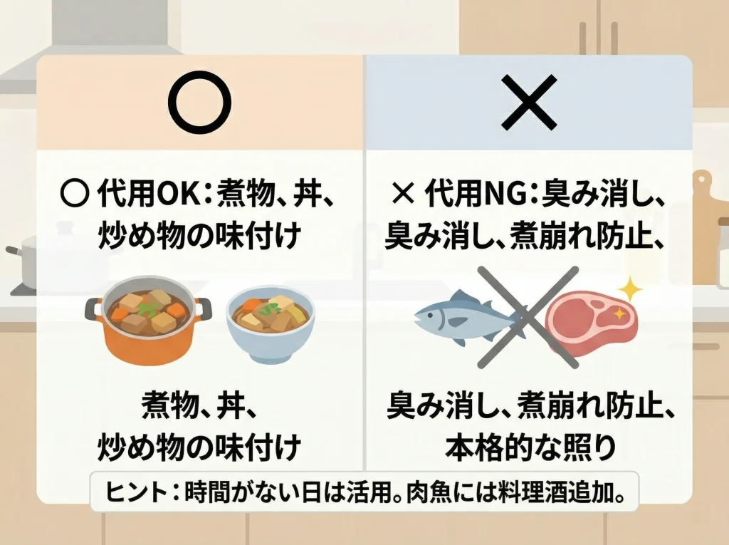 めんつゆで代用できる範囲