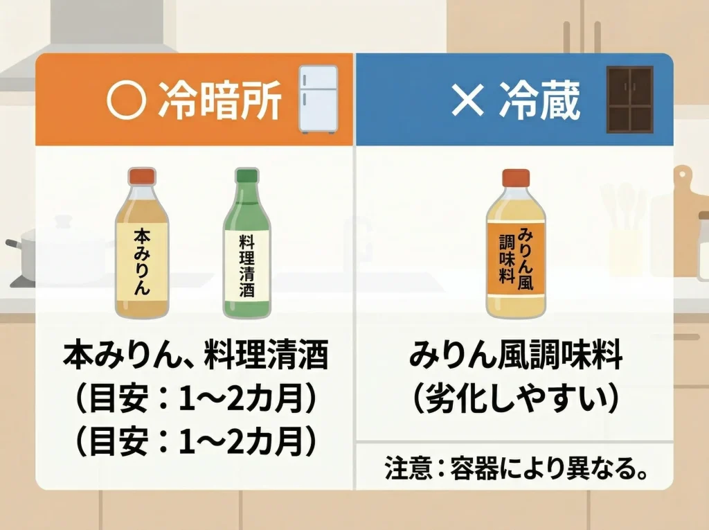 保存方法と賞味期限の目安