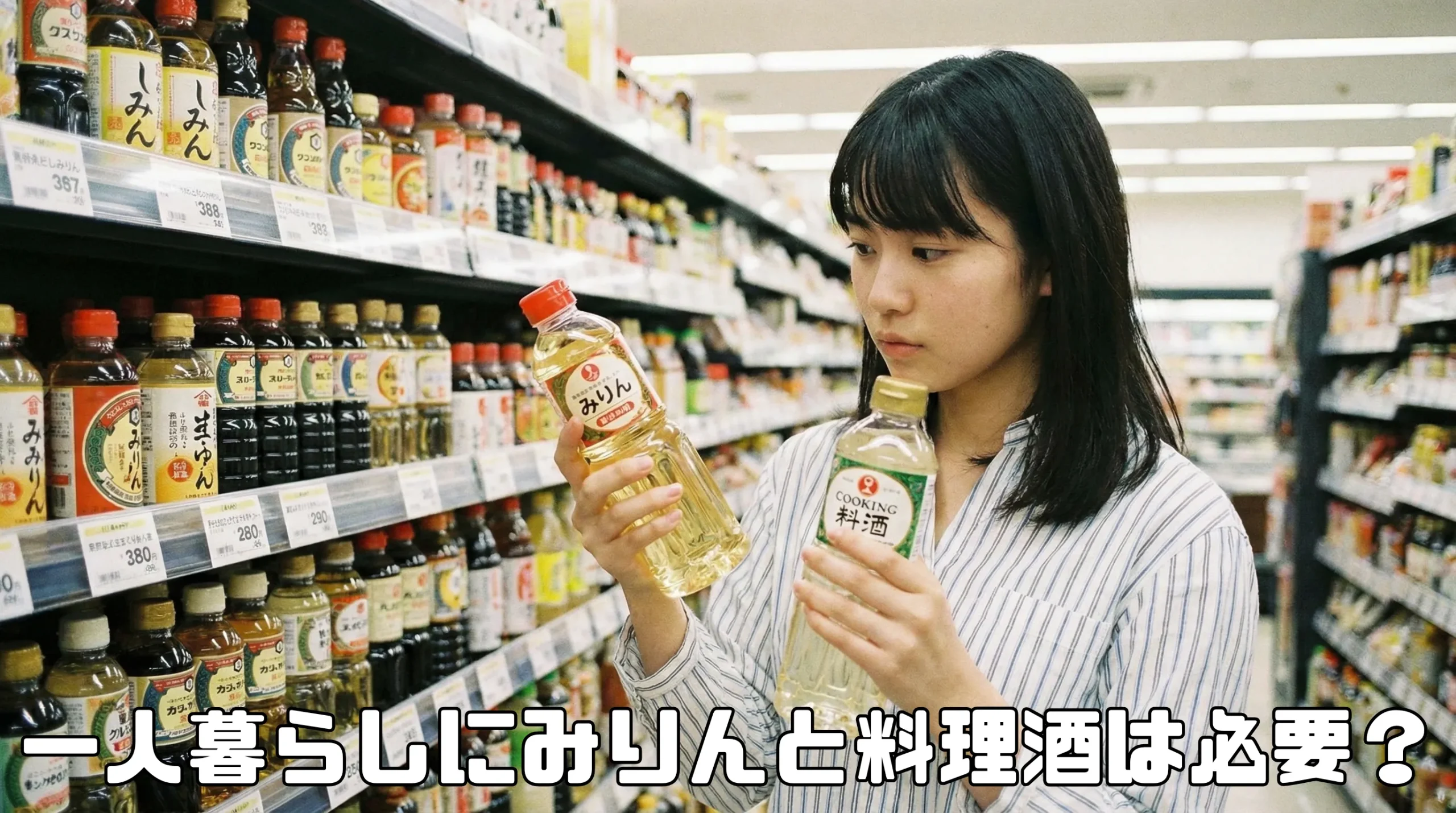 一人暮らしにみりんと料理酒は必要？使い分けと代用、賢い選び方まで解説